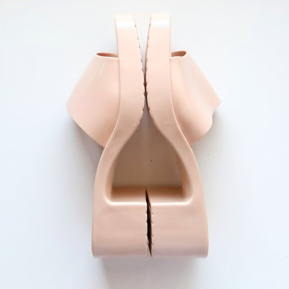 Beach by Matisse Nude Jelly Block Heel Slide Sandals Waterproof Summer Shoes 9 - Picture 12 of 16